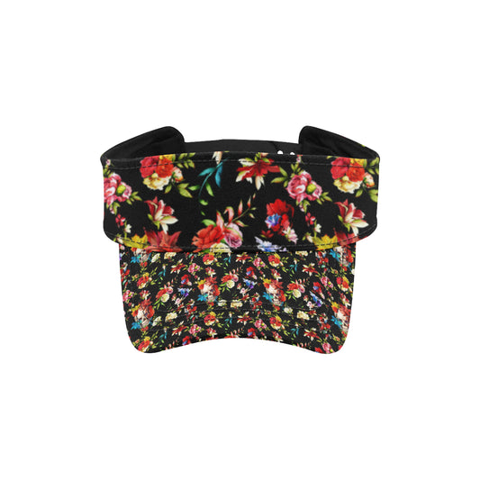 Skull Roses Flower Design Themed Print Unisex Sun Visor