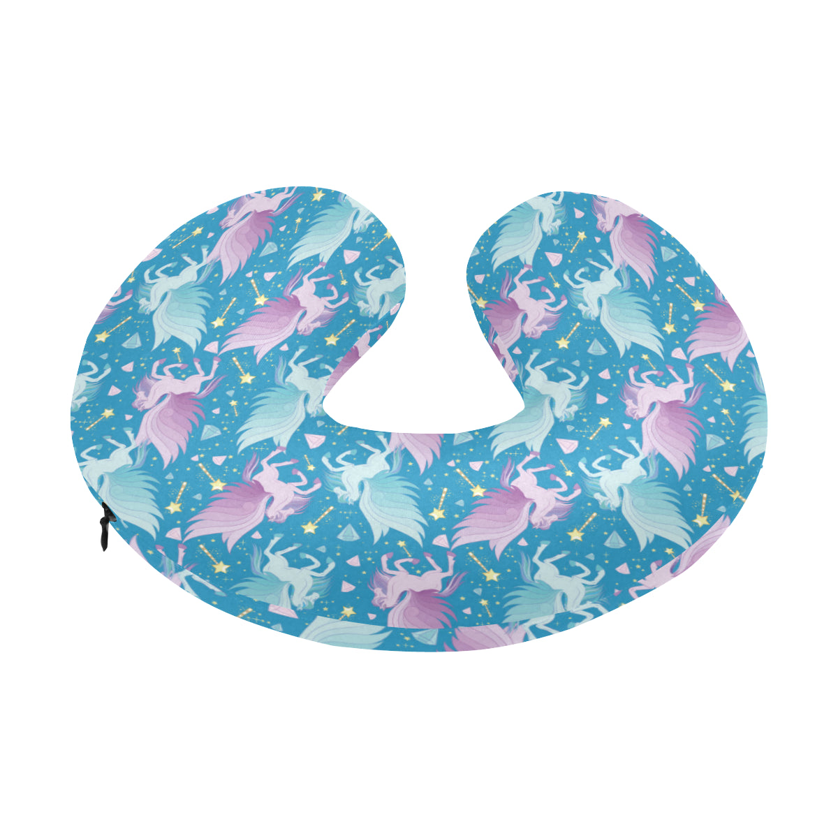 Pegasus Pattern Print Design 04 U-Shaped Travel Neck Pillow