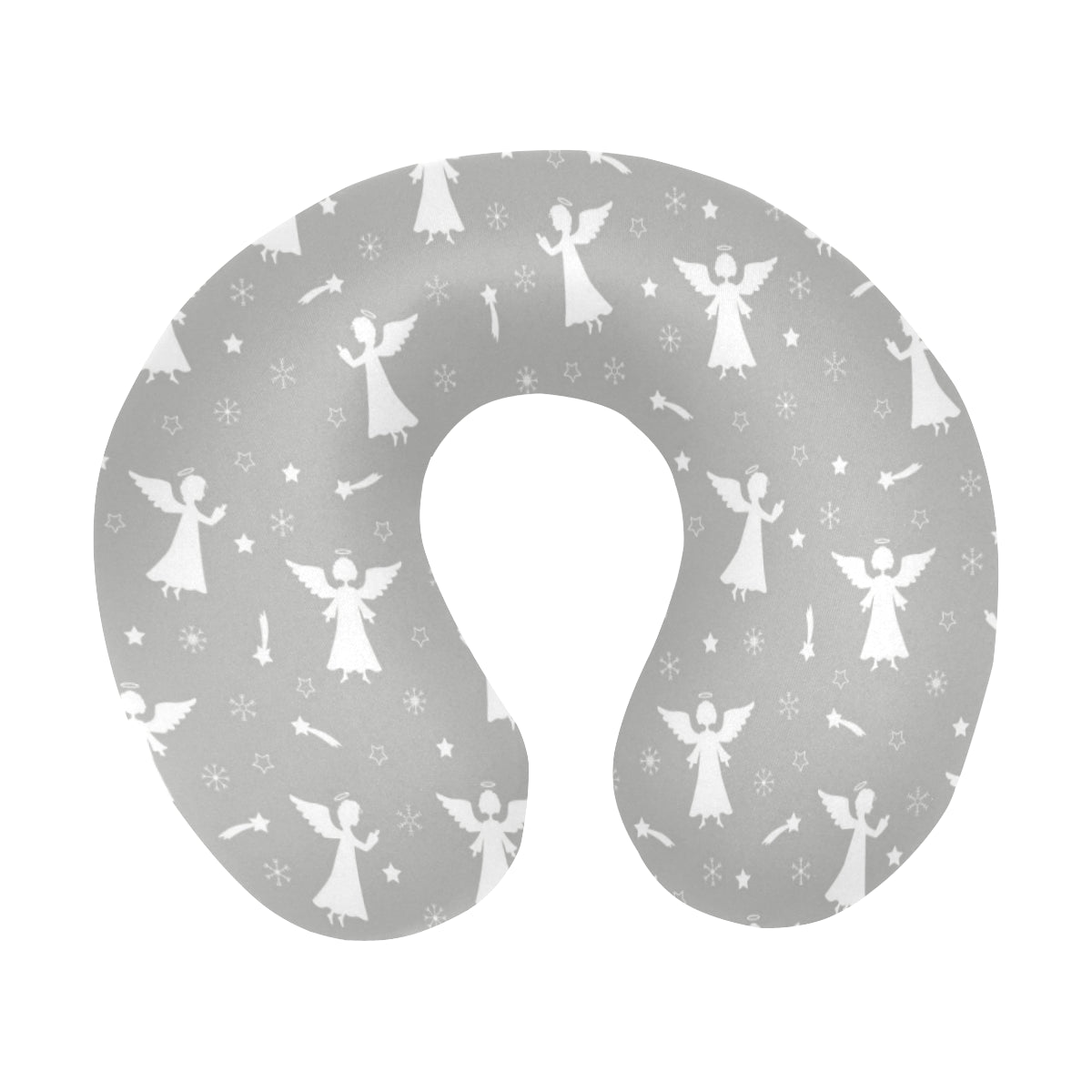 Angel Pattern Print Design 03 U-Shaped Travel Neck Pillow