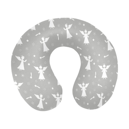 Angel Pattern Print Design 03 U-Shaped Travel Neck Pillow