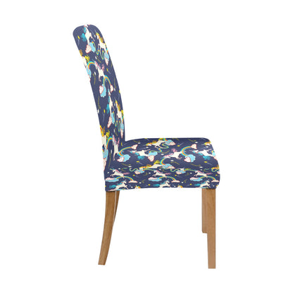 Unicorn Print Design LKS304 Dining Chair Slipcover