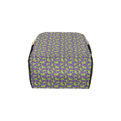 Zombie Foot Design Pattern Print Diaper Bag Backpack