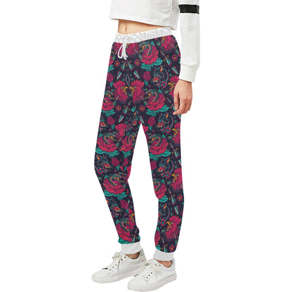 Old School Tattoo Print Unisex Sweatpants