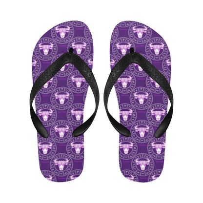 Taurus Print Design LKS303 Flip Flops