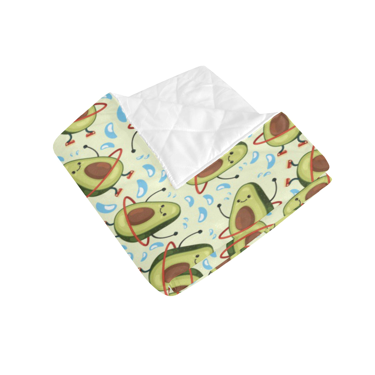 Avocado Pattern Print Design AC02 Premium Quilt
