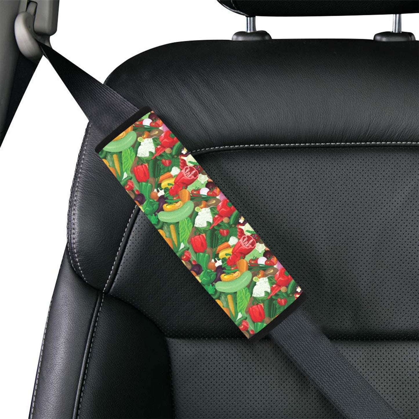 Salad Mix Vegetableprint Design LKS301 Car Seat Belt Cover