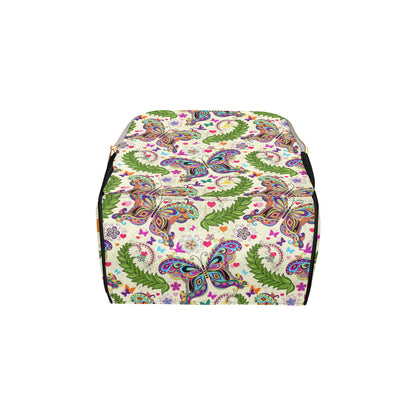 Butterfly Colorful Indian Style Diaper Bag Backpack