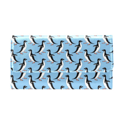 Penguin Dance Pattern Women's Trifold Wallet