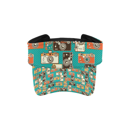 Camera Pattern Print Design 02 Unisex Sun Visor