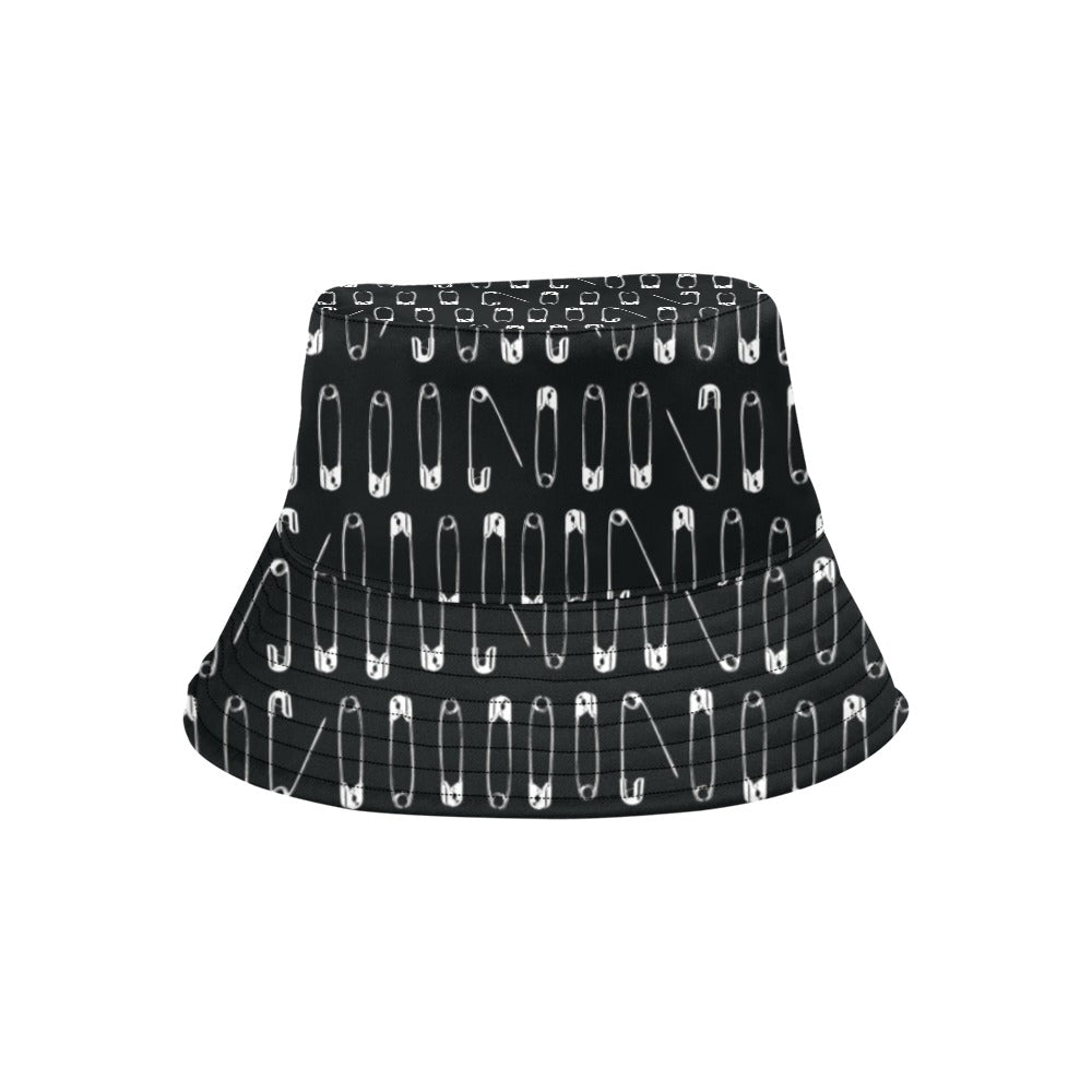 Safety Pin Print Design LKS302 Unisex Bucket Hat