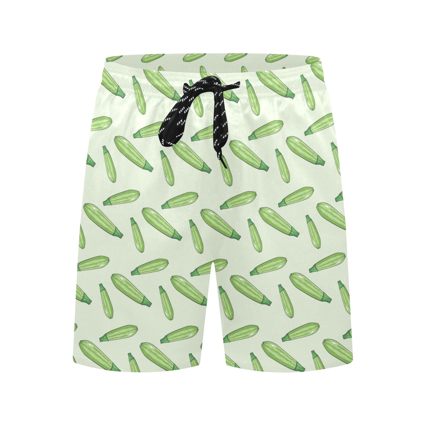 Zucchini Print Design LKS302 Men's Swim Trunks Beach Shorts