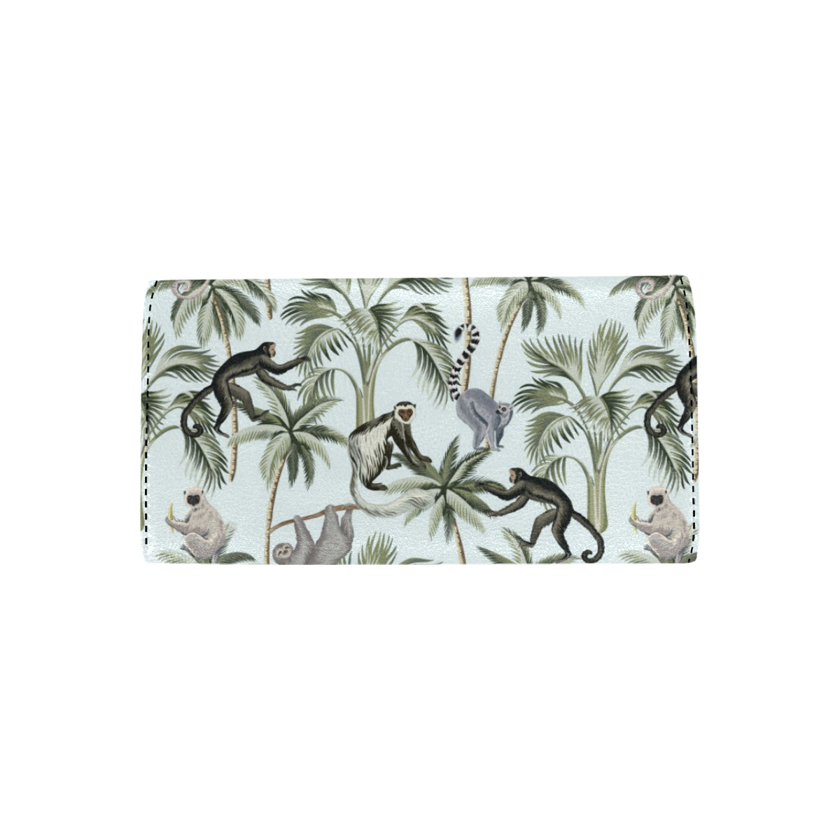 Rainforest Pattern Print Design RF04 Women's Trifold Wallet