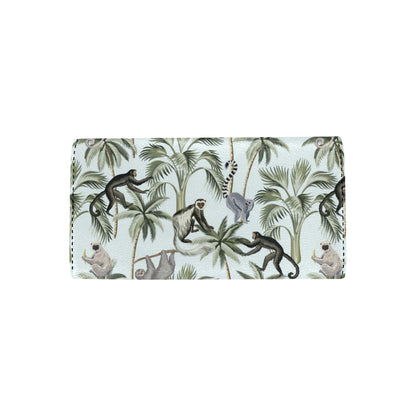 Rainforest Pattern Print Design RF04 Women's Trifold Wallet