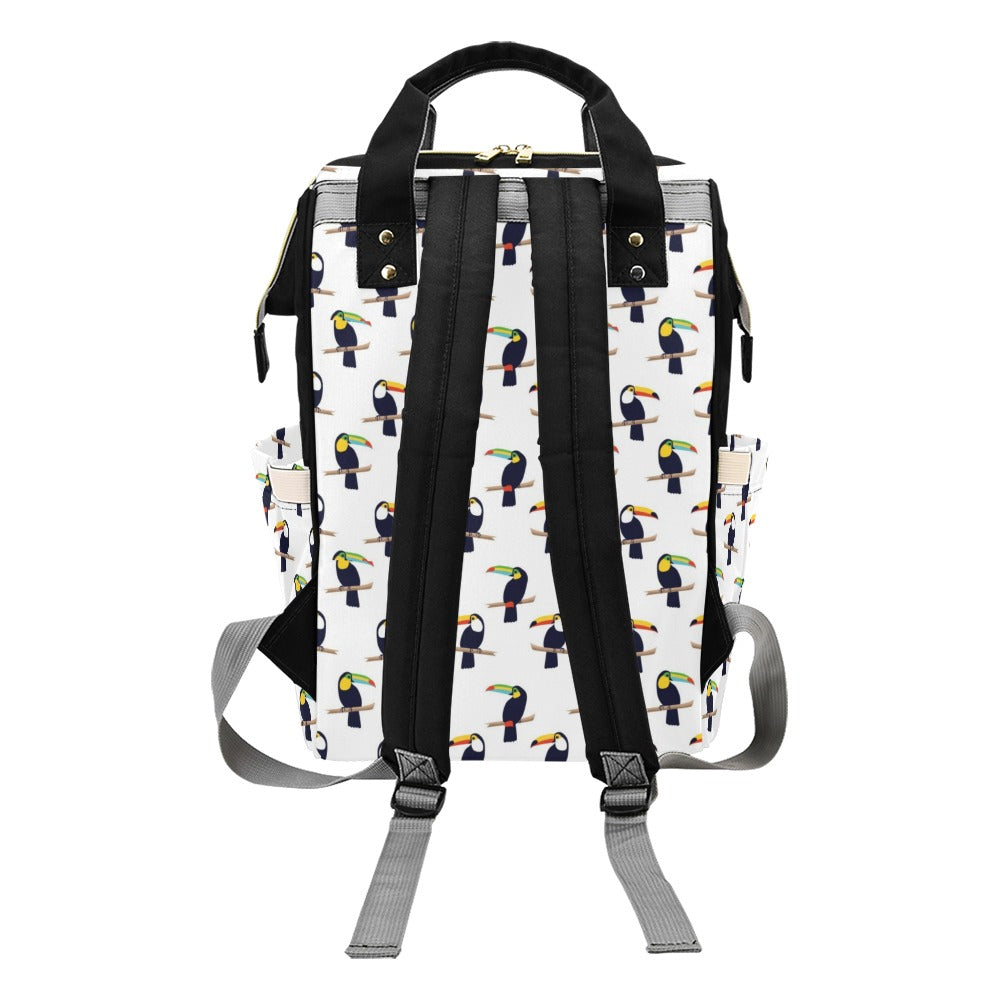 Toucan Print Design LKS305 Diaper Bag Backpack