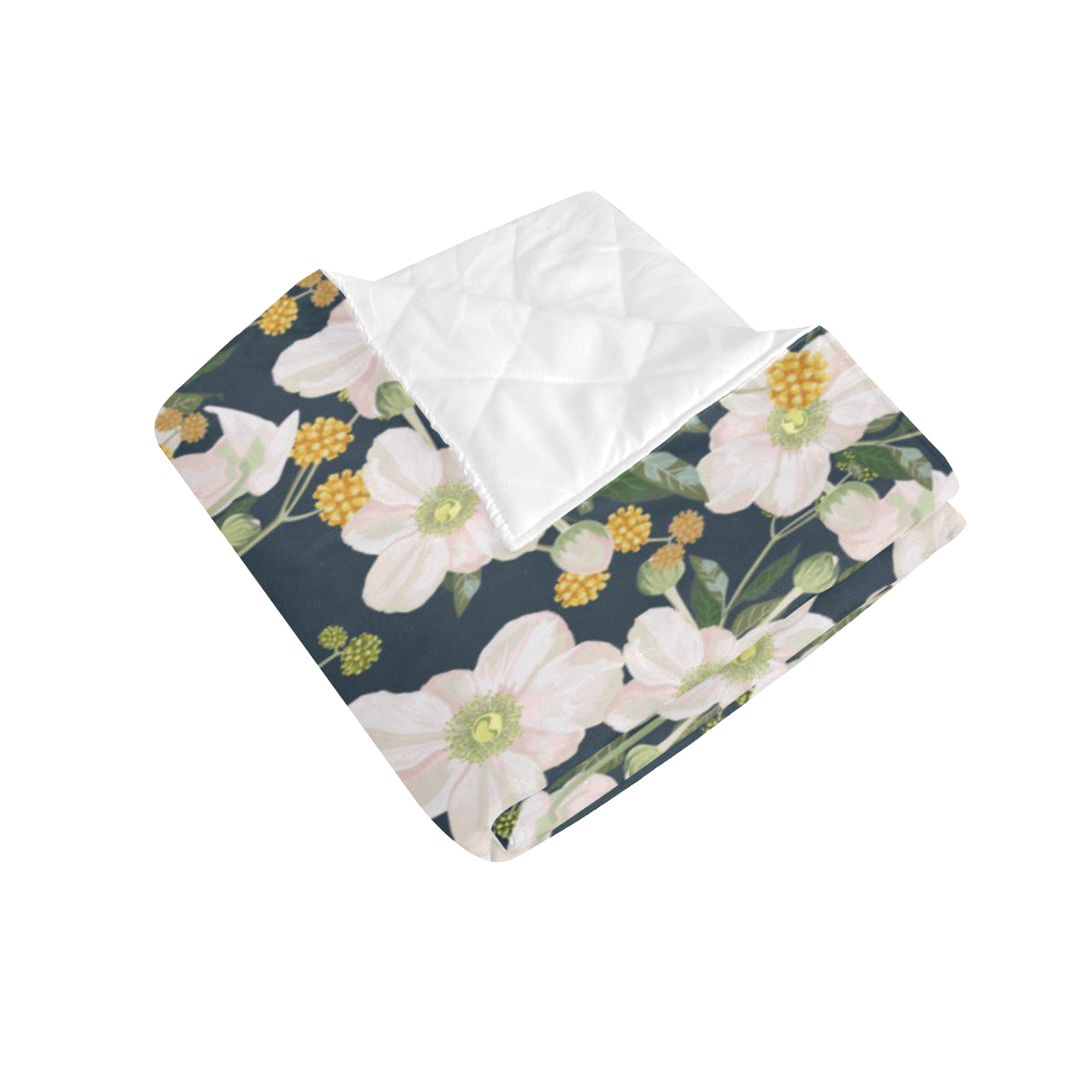 Anemone Pattern Print Design AM04 Premium Quilt