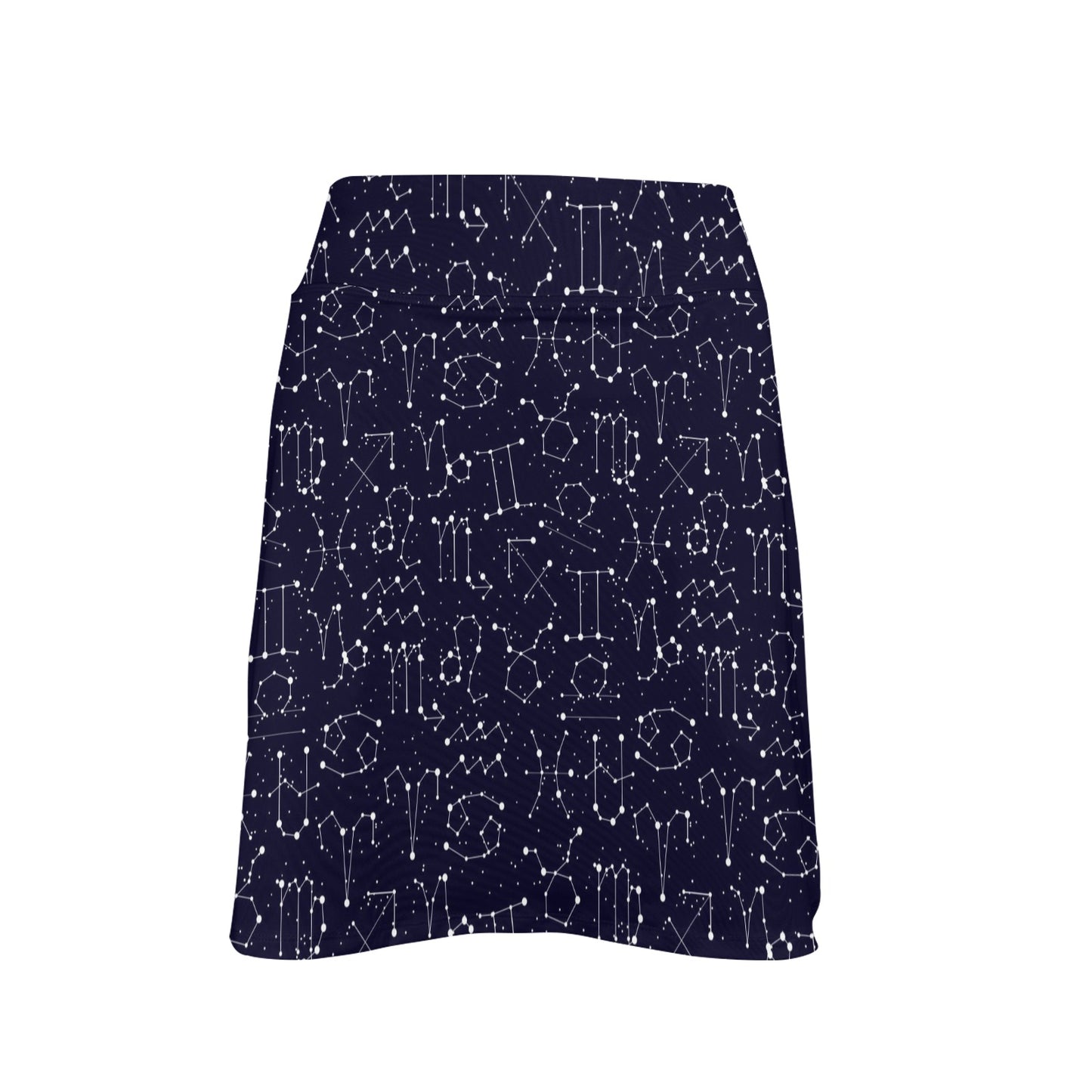 Zodiac Pattern Design Print 17" Golf & Pickleball Skort with Pockets