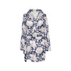 Sakura Print Design LKS305 Women's Fleece Robe