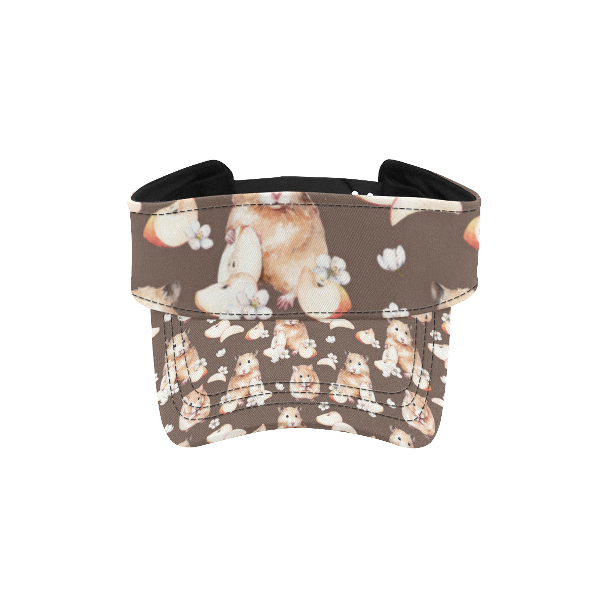Hamster Pattern Print Design 03 Unisex Sun Visor