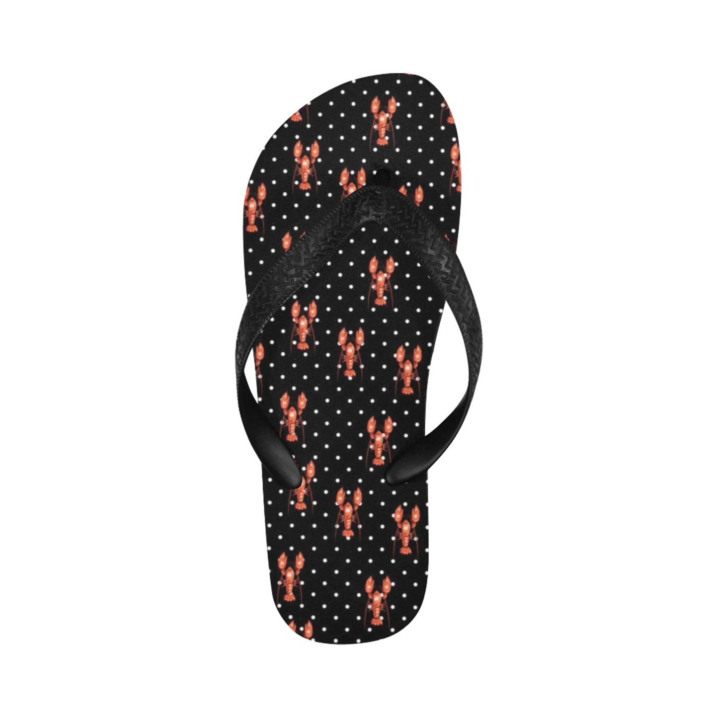 Lobster Print Design LKS401 Flip Flops