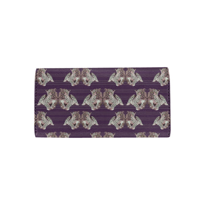 Leopard Pattern Print Design 01 Women's Trifold Wallet