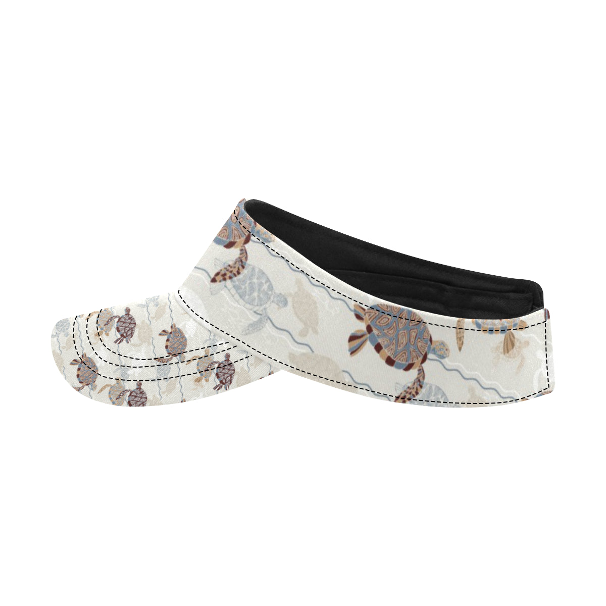 Sea Turtle Pattern Print Design T07 Unisex Sun Visor