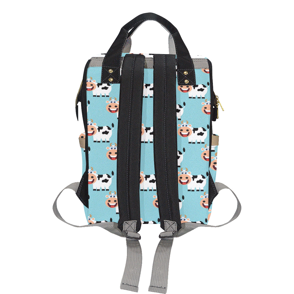 Cattle Cute Pattern Print Design 01 Diaper Bag Backpack