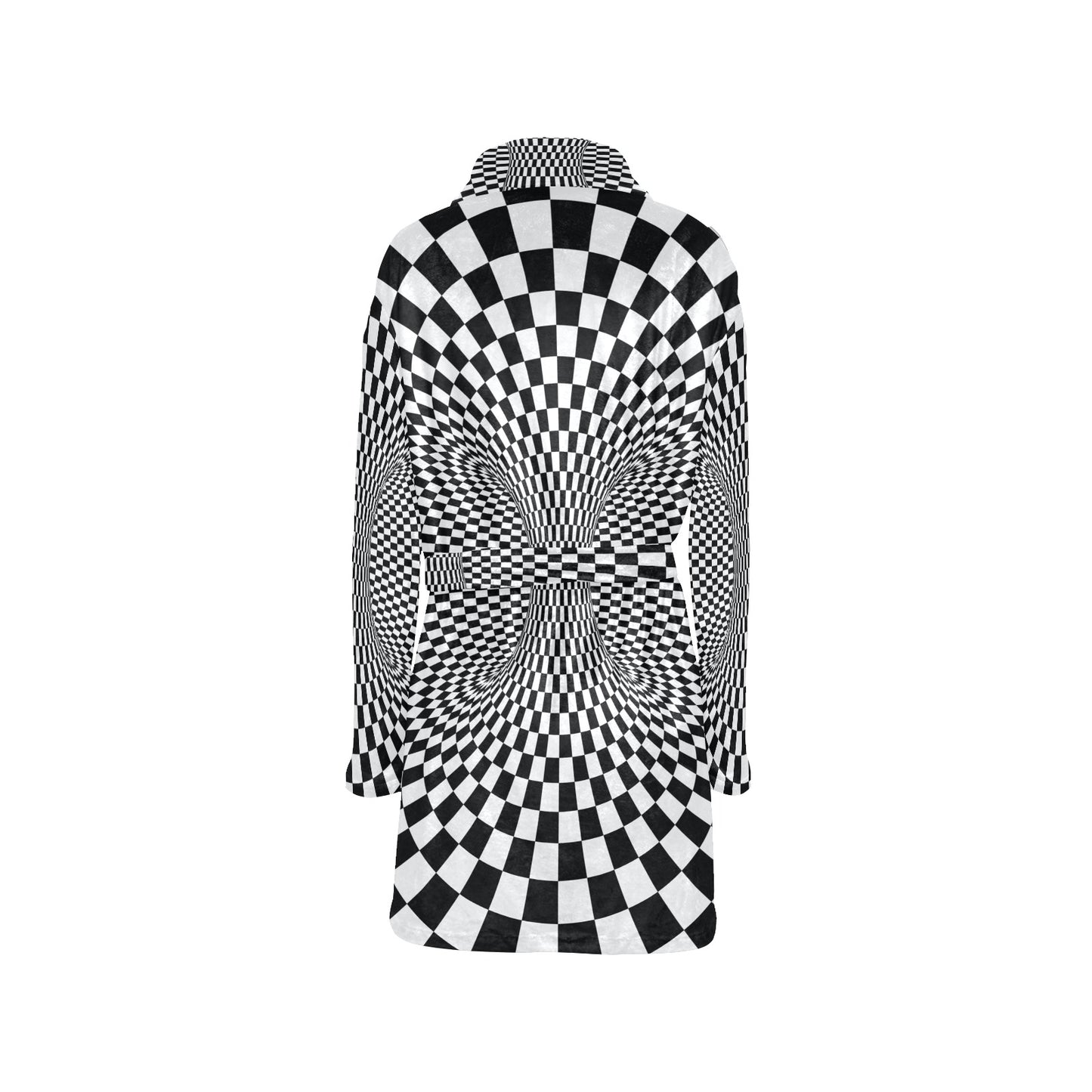 Optical illusion Projection Torus Women's Fleece Robe