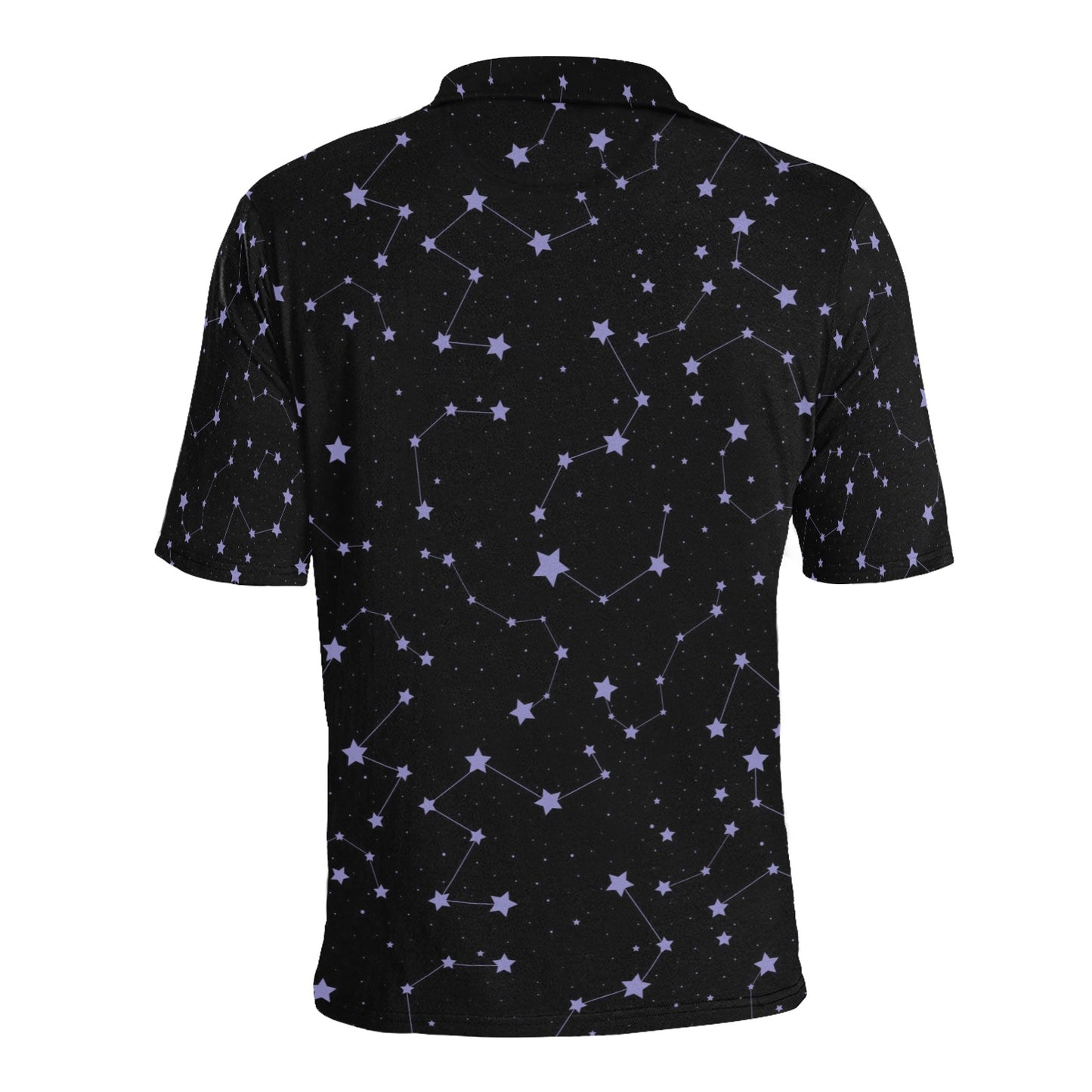 Star Print Design LKS303 Men Polo Shirt