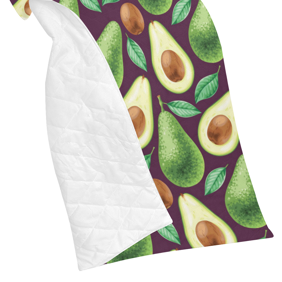 Avocado Pattern Print Design AC08 Premium Quilt