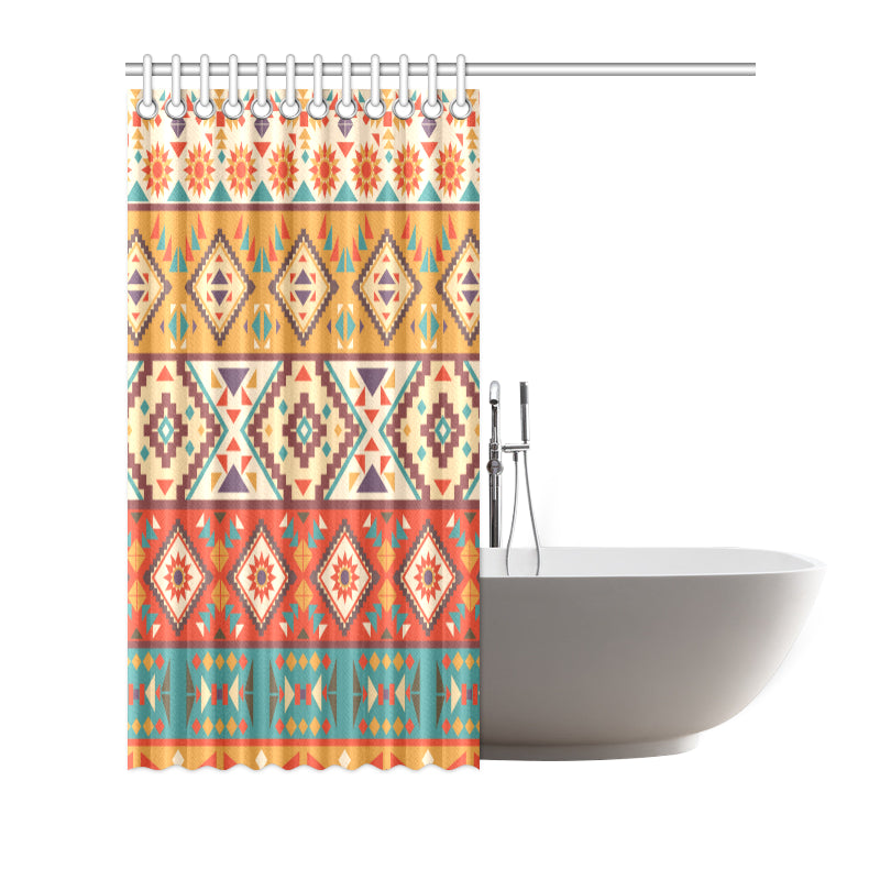 Navajo Pattern Print Design A01 Shower Curtain