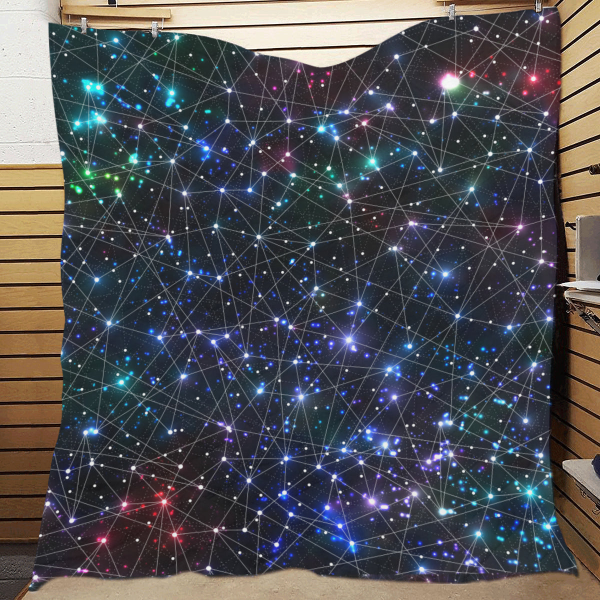 Cosmic Pattern Print Design 01 Premium Quilt