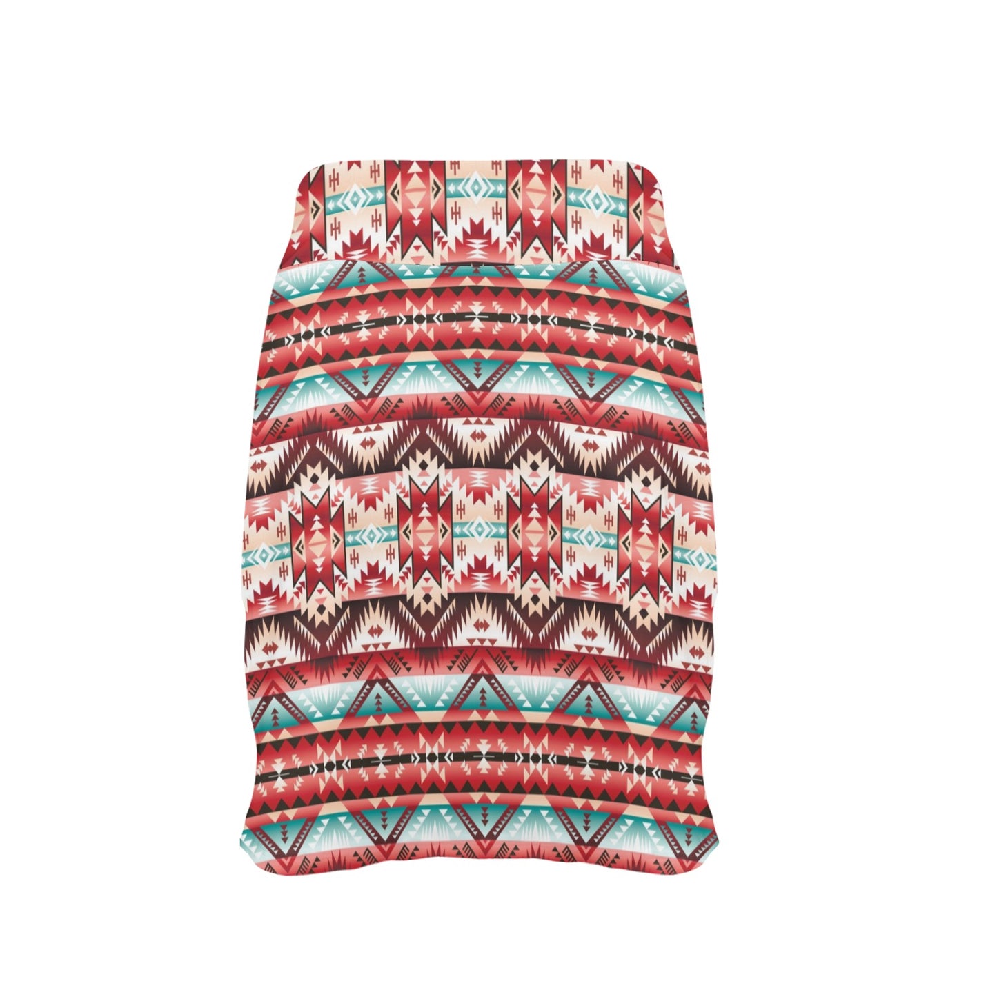 Aztec Western Style Print Pattern 17" Golf & Pickleball Skort with Pockets