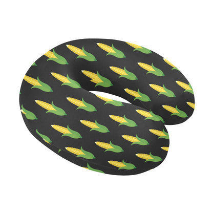 Corn Pattern Print Design 05 U-Shaped Travel Neck Pillow