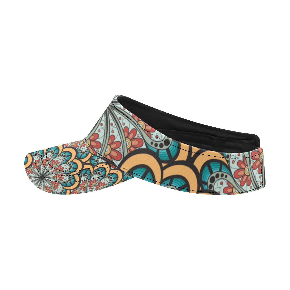 Mandala Pattern Print Design 01 Unisex Sun Visor