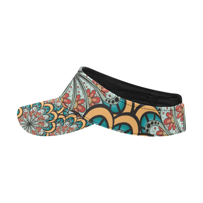 Mandala Pattern Print Design 01 Unisex Sun Visor