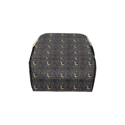 Celestial Pattern Print Design 04 Diaper Bag Backpack