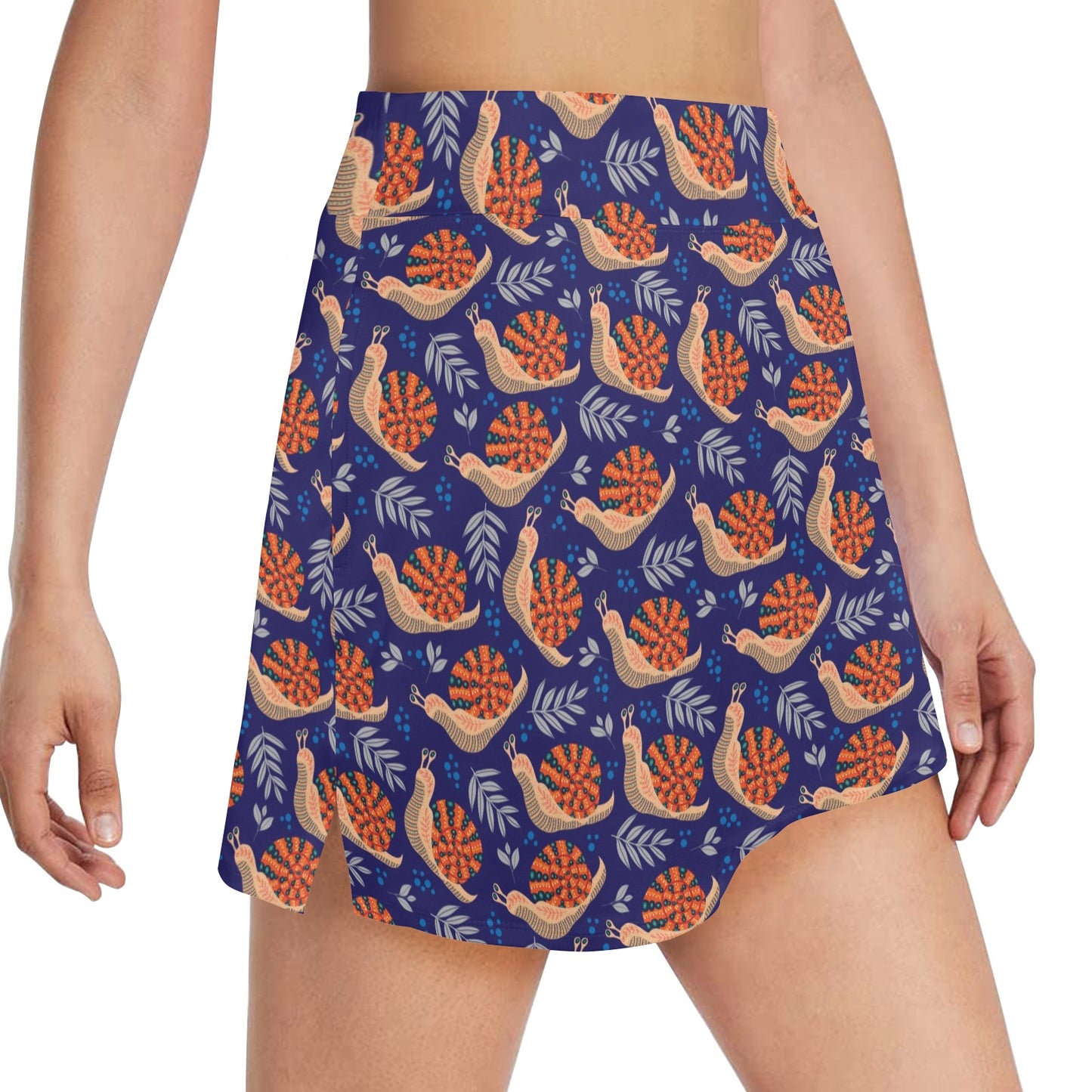 Snail Print Design LKS401 17" Golf & Pickleball Skort with Pockets