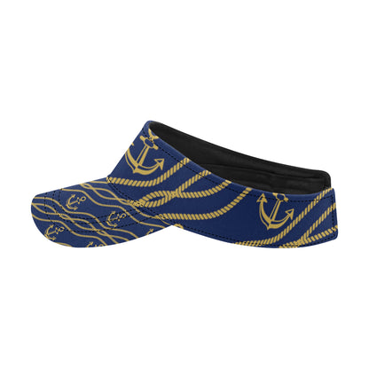 Nautical Anchor Rope  Pattern Unisex Sun Visor