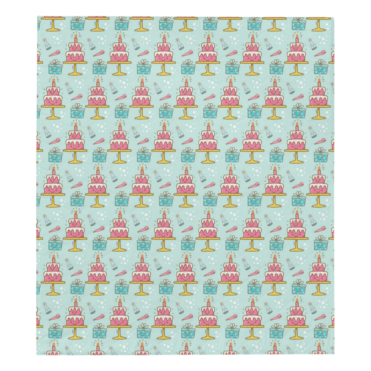 Cake Pattern Print Design 06 Premium Quilt