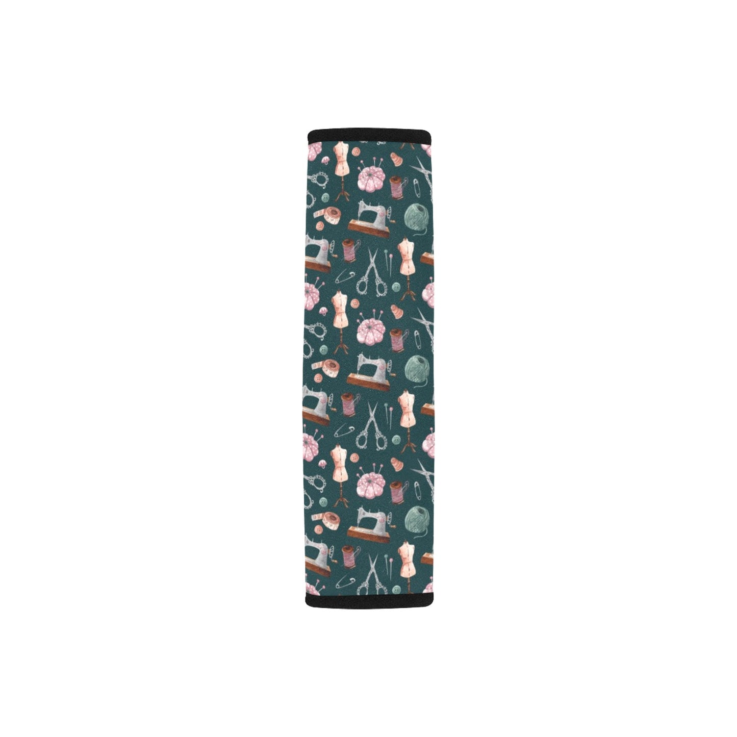 Sewing Equipment Print Design LKS307 Car Seat Belt Cover