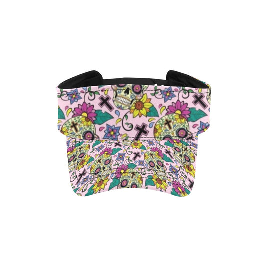 Sugar Skull Print Design LKS307 Unisex Sun Visor