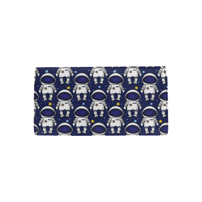 Astronaut Pattern Print Design 01 Women's Trifold Wallet