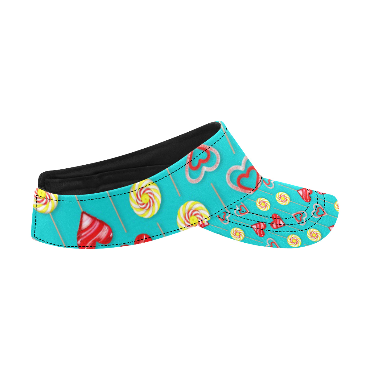 Lollipop Pattern Print Design LL06 Unisex Sun Visor