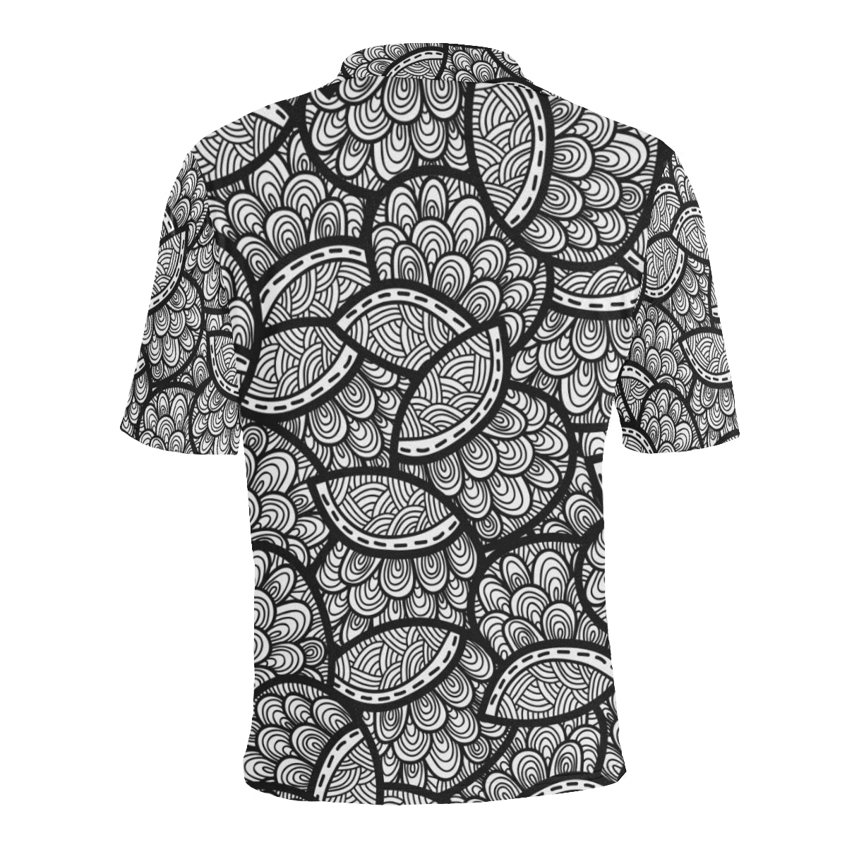 Polynesian Pattern Print Design A01 Men Polo Shirt