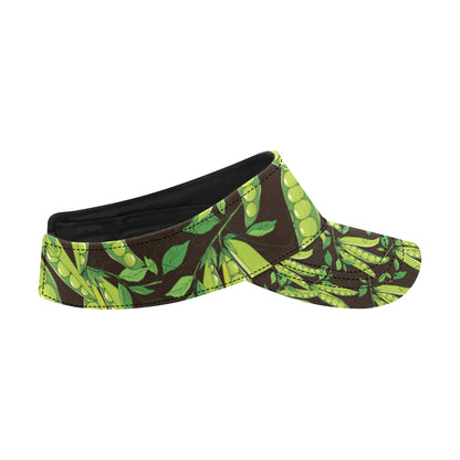 Peas Pattern Print Design A03 Unisex Sun Visor
