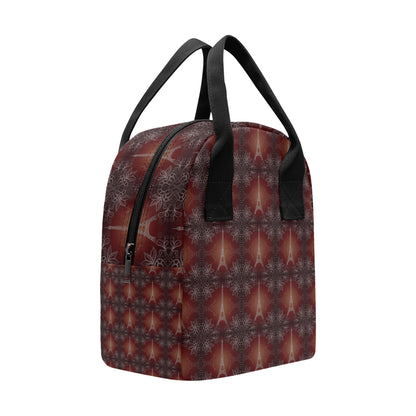 Eiffel Tower Drawing Print Insulated Lunch Bag