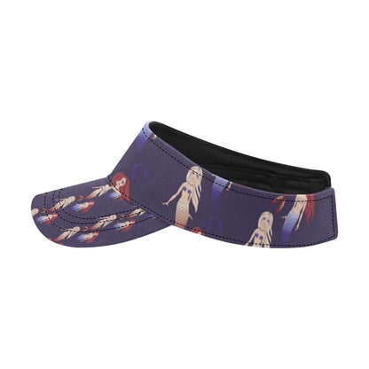 Mermaid Pattern Print Design 02 Unisex Sun Visor