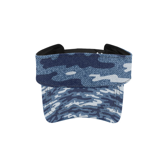Jean Camouflage Pattern Print Design 05 Unisex Sun Visor