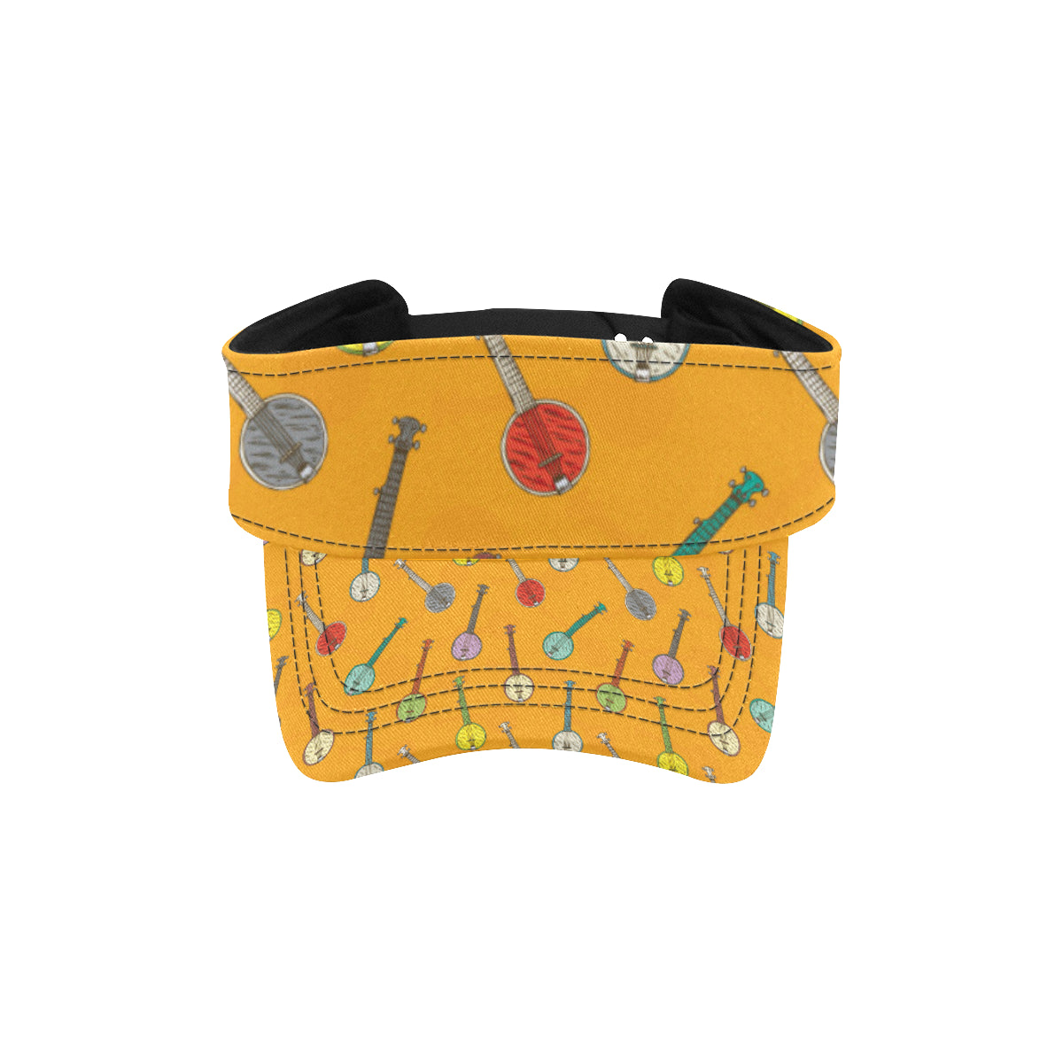 Banjo Pattern Print Design 02 Unisex Sun Visor
