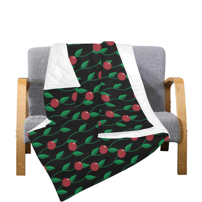 Cranberry Pattern Print Design CB01 Premium Quilt